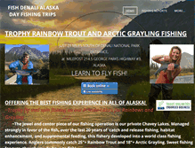 Tablet Screenshot of fishdenali.com
